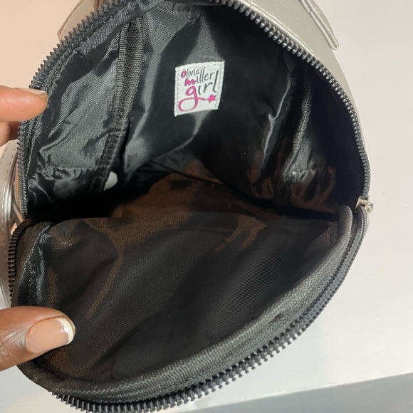 Oliver Miller Backpack Studded Silver Women’s Bag with Silver Hardware - Picture 12 of 15